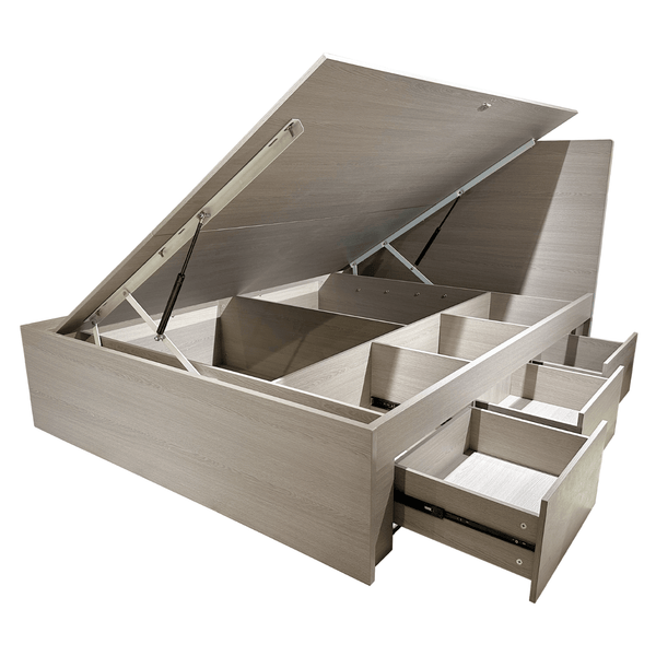 側開油壓雙人床架(特大)(5') - 852HOME 香港家居