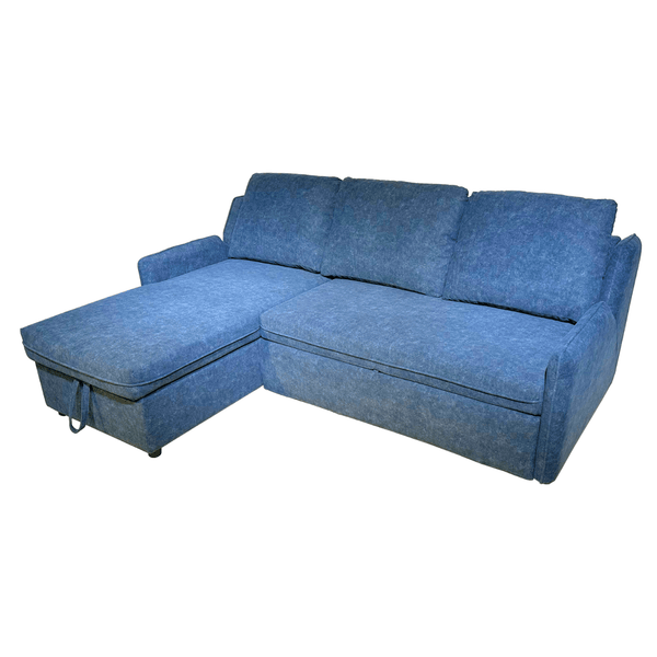 C001 三座L型儲物梳化床 - 852HOME 香港家居