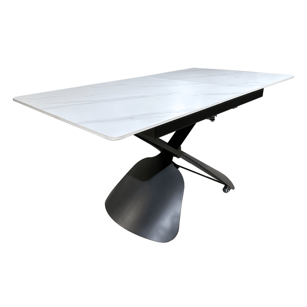 高級岩板升降拉伸茶几餐桌 - 852HOME 香港家居