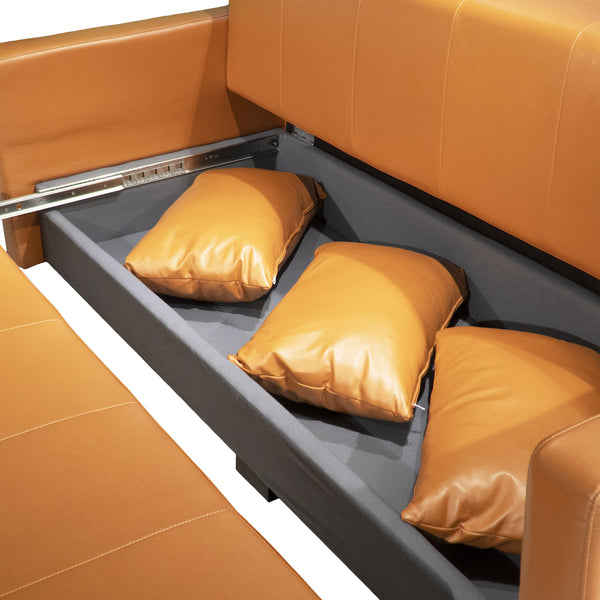 Y034 三座儲物梳化床 - 852HOME 香港家居