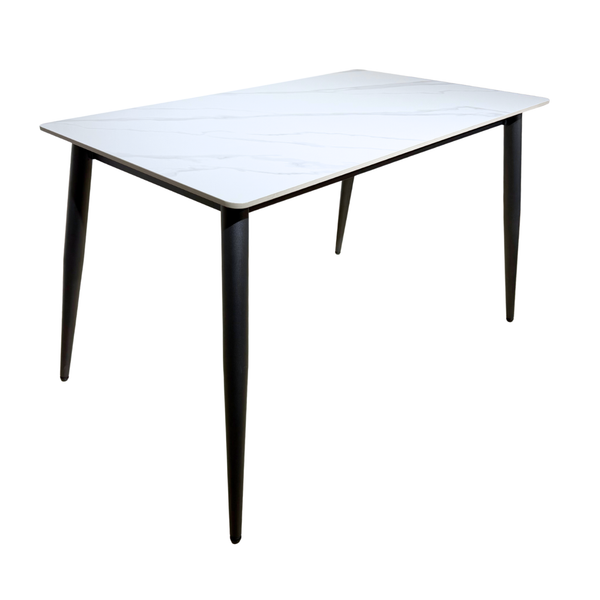 (12月限時特價) 高級岩板餐桌(送2張輕奢仿皮餐椅)