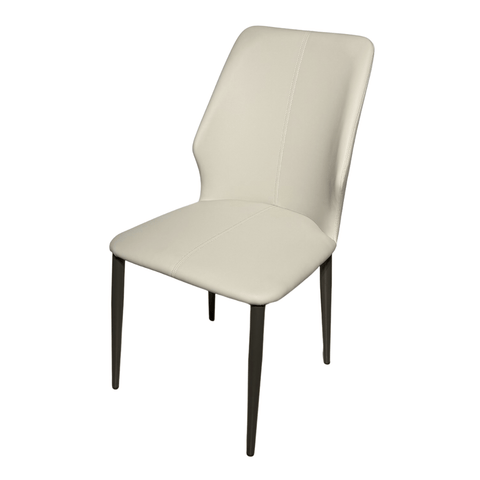 輕奢仿皮餐椅(淺灰色) - 852HOME 香港家居