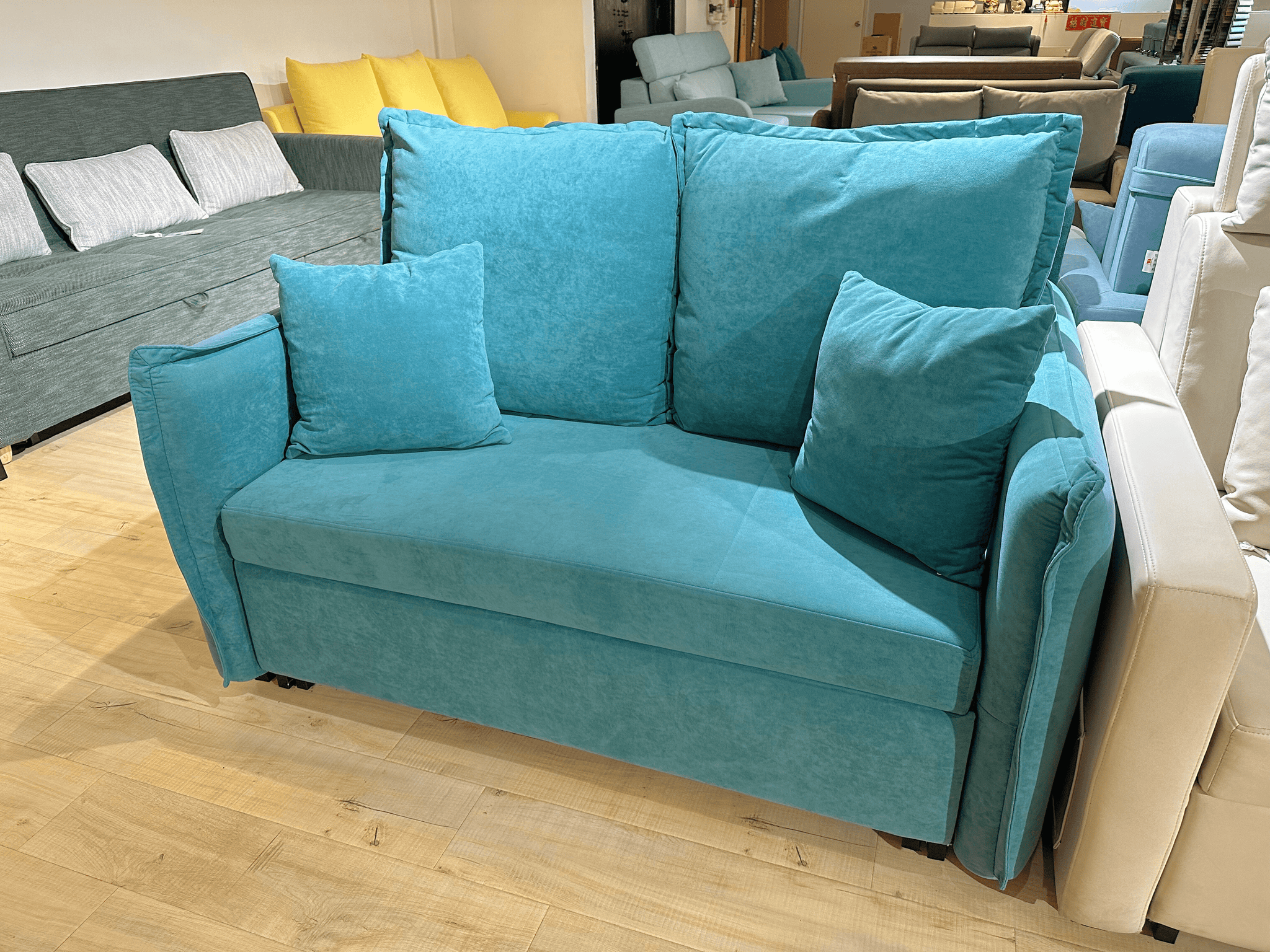 (陳列貨品特賣區) Y006 兩座梳化床 - 852HOME 香港家居